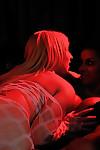 Horny strippers Christie Stevens and Mary Jean getting kinky together