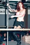 アジア pornstar Tera パトリック 歩 に 黒 ストッキング - ブーツ