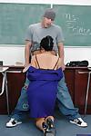 Stunning big tit teacher in glasses Diana is fucking her student