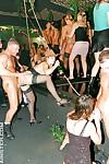Lecherous european gals have some hard fun at the wild groupsex party