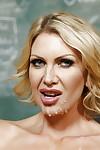 Teacher with full lips Leigh Darby get some tasty thick sperm