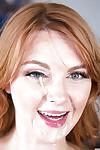 Sevimli kızıl saçlı piliç Marie McCay Alır bir twinks Üzerinde yüz ve içinde Göz