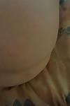Amateur Lilly Ligotage is swallowing this tasty hard prick on cam