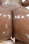 Bootylicious ebony Nyomi Banxxx gets her asshole drilled by a big white cock