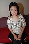 Splendid Asian brunette Takako Makino is a frisky milf with hairy cunt