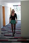 Housewife babe Sandra Otterson dressed in young girl clothing