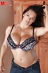 Big-tit pornstar Monica Mendez shows her pretty big natural boobs