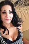 Amateur latin MILF gets her hot pussy fucked POV style