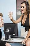 Office milf with big tits Destiny Dixon takes part in a reality fuck scene