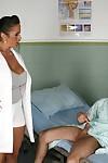 Stunning doctor Carmella Bing gets her massive boobs cummed all over
