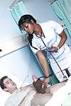 Ebony MILF in nurse uniform Jasmine Webb gets fucked by a monstrous cock
