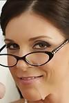 MILF teacher in glasses India Summer bends over and gets fucked