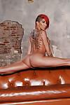 Hot latina Kayla Carrera undressing and showcasing her ravishing flexy body