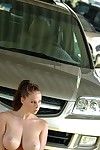 Early gianna michaels flaunting her massive tits in public