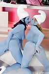 Lexi belle and charley hunt in this aint the smurfs xxx