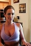 Breasty capri cavanni accepts excited during the time that working out