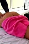 Holly michaels enjoys her massage with extra meat