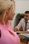 Secretary alanah rae boned by a co worker at work