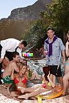Sexy pool party with R/T chicitas Dani Daniels and Monique Alexander