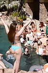 Sexy pool party with R/T chicitas Dani Daniels and Monique Alexander