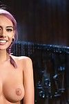 Janice griffith bound in metal with pussy widen and toyed in du