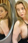 Sunny lane shows off her booty in the mirror