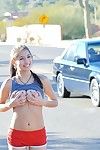 Liebenswert Jugendliche Megan salinas in Ihr sexy joggen Unterwäsche