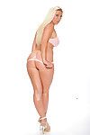 Devon lee posing in pink underclothing