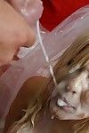 Hot massive mambos blonde bride get fucked with hardcore facial