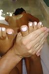 Indische shazia sahari erwirbt geschraubt und facialed später lange massage