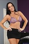 Vanilla deville gets her cage of love pounded in purple lingerie
