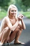 Wild babe anneli posing bare and urtication