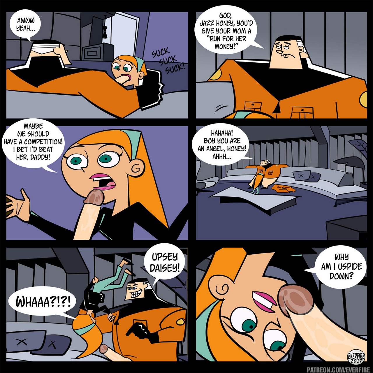 Danny phantom cartoon comic porn the sleepover
