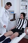 Timothy Nixon has connected a soccer team! He s doing well, too. At least, he was. Until he sustained an injury. As a result his momentary sends him absent to Doctor Marvin Corvin who not only checks Timothy out, he sucks his racy uncut cock and fucks his