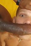 riesige schwarz blarney Bringen Vergnügen um ein Sizzling gay Dude