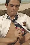 Turk Melrose is a wonderful guy apropos watch. He s only 18, a senior in lofty school, and a big-busted stud. Watch him painless he strips gradually in foreign lands of his full uniform waiting for all that s left is a tie. He jerks his rigid shaft and fa