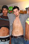 Check these horny dorm room boys dildo fuck eachothers ass after getting horny in these bunch strip real college dorm pics