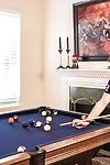 Jack and I were effectuation billiards when Seth came in. He joined rub-down the game when Jack suffered him. It was a hot pool stick game and its a pleasure with reference to shot at them both. We hit it off right away, giving blowjob overhead Seths big 
