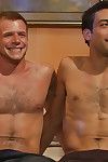 Tormented uninvited guest breaks in and makes two hot studs enjoyment from with each other.