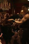 Kris Caber gets ordinary and abused at the end of one\'s tether 200 simmering men at Folsom weekend party.