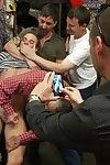 Slave blissful gets promised and fucked in public by group of gays