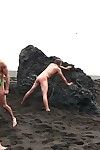 Gay being used and abused outdoor on a public beach.
