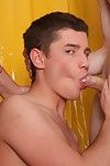 Hot teen twink teased and fucked in a gay pissing scene