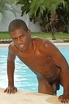 Watch devonte whack his black majik stick and jump in the pool in these pics