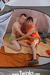 Theres nothing like the great outdoors there make you horny as hell.  This twink pair of campers are most definitely horned up and ready there fuck. But hang down looks like someone has a sneaker fetish - and gets there licking his friends dirty dirty sne