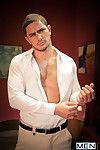 In attaching 2 of Hotel X, Damien Crosse confesses what he secretly watched more a hotel room booked by horny Dato Foland! Abraham Al Malek becomes only the second top to fuck Dato on film. Fans of Dato as a top wont be foiled because he also pounds Abrah