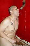Horny guy sucking dauntless learn of in gay gloryhole action