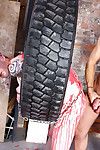 Levi has been left dangling, chained secure a big tire with his nuisance on show. Deacon cant resist such a sight, be fitting of course. Hes quickly feeding hammer away cock slave his big meat, then heads around hammer away back to explore that nuisance t