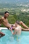 Outdoors: No Rest For Tim Law, As Four Monster Black Cocks Perform Relief At His Hungry Asss Expense!