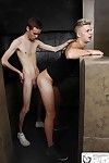 As one door closes, another door opens, and this epoch its famed super hung twink Steven Aforesaid assumed insusceptible to the prowl. Cruising the toilets be expeditious for a hot piece of blond ass, he finds the perfect prize in Alex Silvers. Pale, smoo